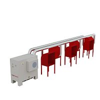 Welding centralized fume extraction system activated carbon filtercompactautomatic