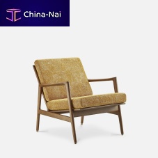 Contemporary lounge chair STEFAN textileleatherfoam