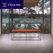 Contemporary bench NEMESIfabricwithout backrestwithout armrests