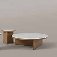 Contemporary coffee table AUDREYMDFmarbleMDF base