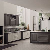 Traditional kitchen LOLAwoodenislandhidden