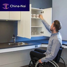 Kitchen tall cabinet DIAGONALfor people with reduced mobility