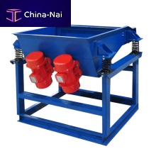 Vibrating feeder continuous-motionfor bulk materialshorizontal