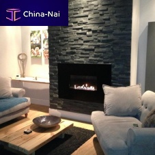 Gas fireplace ANGELbuilt-inventlessSingle-sided