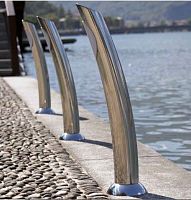 Urban bollard light SYNUOScontemporarystainless steelLED