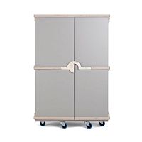 Outdoor kitchen "C=1M2"contemporarywoodenwith handle