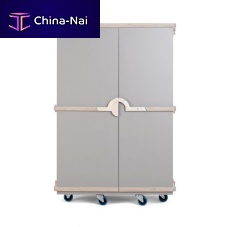 Outdoor kitchen "C=1M2"contemporarywoodenwith handle