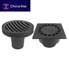 Cast iron floor drain SuDS Overflow GullyABSfor public spacesgrated