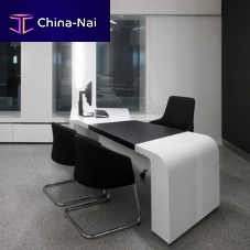 Contemporary table CORIAN acrylicSolid Surfacerectangular