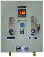 Diaphragm flow controller for airfor oxygendigital