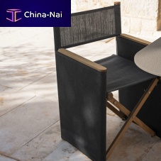 Contemporary chair ORSON 001outdoorfabricstainless steel