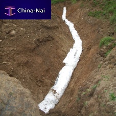 Non-woven draining sheet Drain-Bagfabricprotectionfor ground stabilization