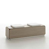 Contemporary bench NAT SOFAnatural oakwithout backrestwithout armrests