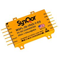 Printed circuit DC/DC converter MQ 28 seriesregulatedmilitarysingle-output