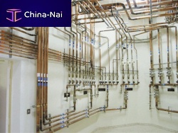 Medical gas tubing straight
