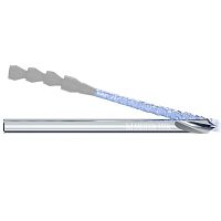 Solid drill bit MiquDrill Centrofor non-ferrous metalsfor titaniumfor steel