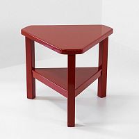 Contemporary table T501Sbeechlacquered woodwooden base