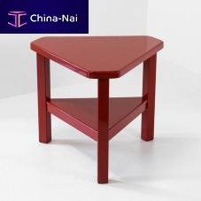 Contemporary table T501Sbeechlacquered woodwooden base