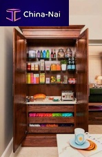 Traditional storage cabinet for kitchen ALPHA DECOwooden