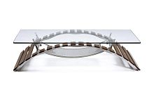 Original design coffee table TABVLAirokotempered glasscrystal