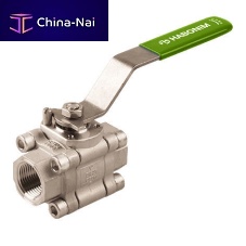 Floating ball valve Y47leverdiverterdrain