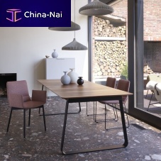Contemporary dining table VILNAoakwalnutsolid wood