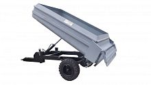 Tandem trailer KBTRtowedfor industrial materials
