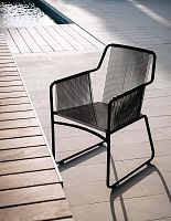Contemporary chair HARP 759gardenpolyesteracrylic