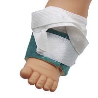 Operating table fixation strap