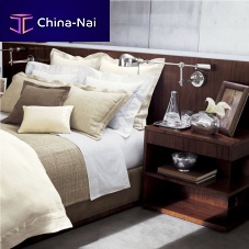 Contemporary bedside table MODERN HOLLYWOODwalnutwood veneeralder