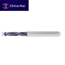 Solid drill bit VHM-EF-6xD-HA-IK-2FF for cast ironfor aluminumfor non-ferrous materials