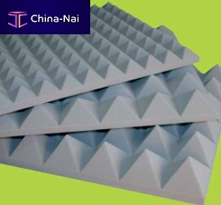 Wall-mounted sound-absorbing panel ISOTEK STOPfoampyramid typecommercial