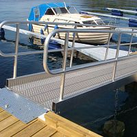Aluminum walkway beammobile