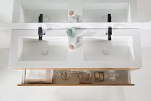 Built-in washbasin ALMASolid Surfacewith counterwith drawer