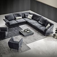 Corner sofa ESPLANADEcontemporaryleather
