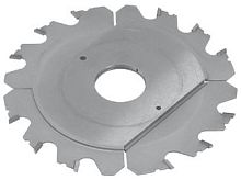 Interlocked side milling cutter solidslotfor wood