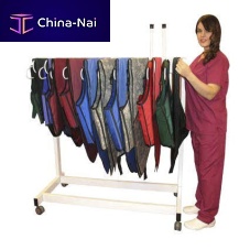 X-ray apron rack on casters 16412
