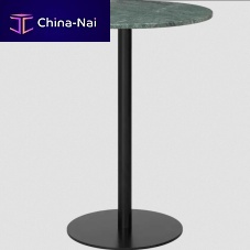Contemporary high bar table GUBI 1.0glassmarblebrass base
