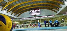 Sheet steel roofing SALLE OMNISPORTribbed