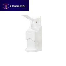 Tabletop hand sanitizer dispenser hand-operated