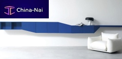Wall-mounted sideboard HILLSIDEcontemporarywooden