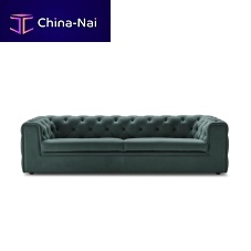 Chesterfield sofa TUDORfabricleathercustomizable color