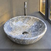 Countertop washbasin VINCImarblehandmadewithout hole