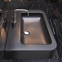 Wall-mounted washbasin MA75Lceramichigh-glossmatte finish