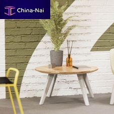 Contemporary coffee table ILK oakoak baseround