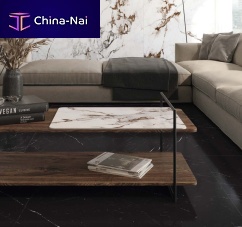 Porcelain stoneware serving tray Marblehome