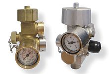 Gas valve for fire extinguishersfast-opening