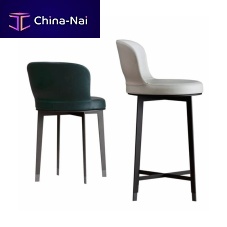 Contemporary bar chair YIROindoorfabricleather
