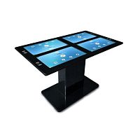 Restaurant table 4x4contemporarymetalmetal base
