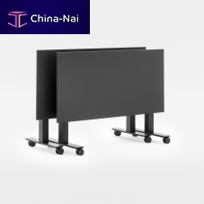 Contemporary work table FOLLOW TILTING laminatemelaminemetal base